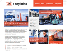 Tablet Screenshot of i-logistics.fi